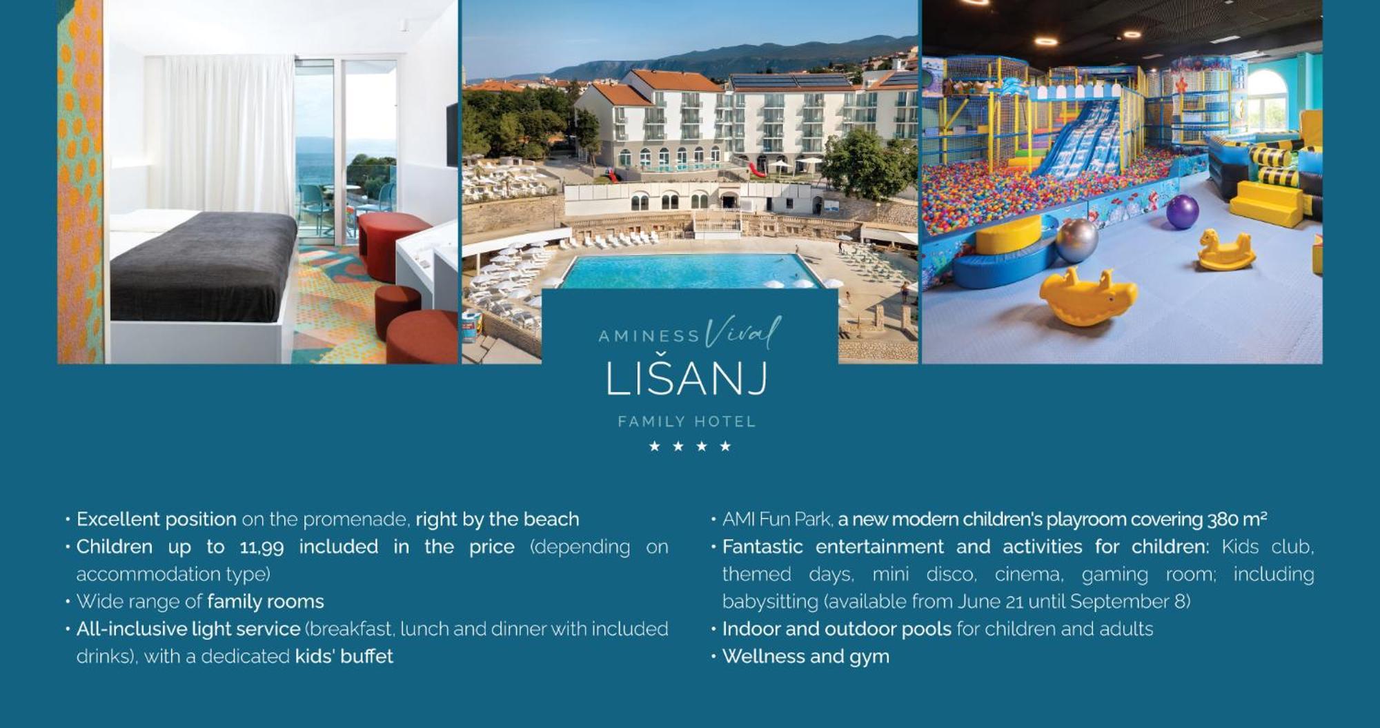 Отель Aminess Vival Casa Lisanj Нови-Винодолски Экстерьер фото